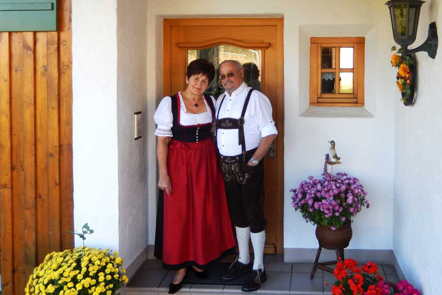 Ihre Gastgeber Josefine und Matthäus Krißmer